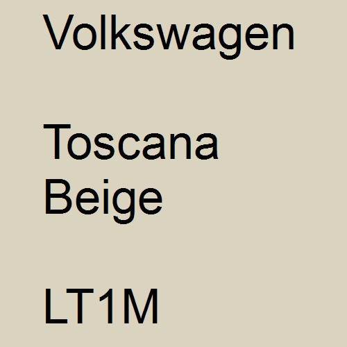 Volkswagen, Toscana Beige, LT1M.